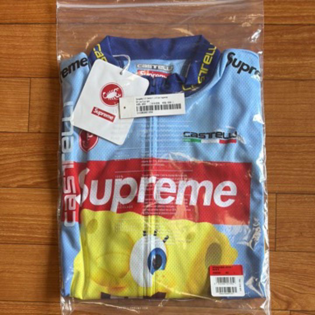 Supreme×スポンジボブ コラボシャツ ブルー 新品未開封