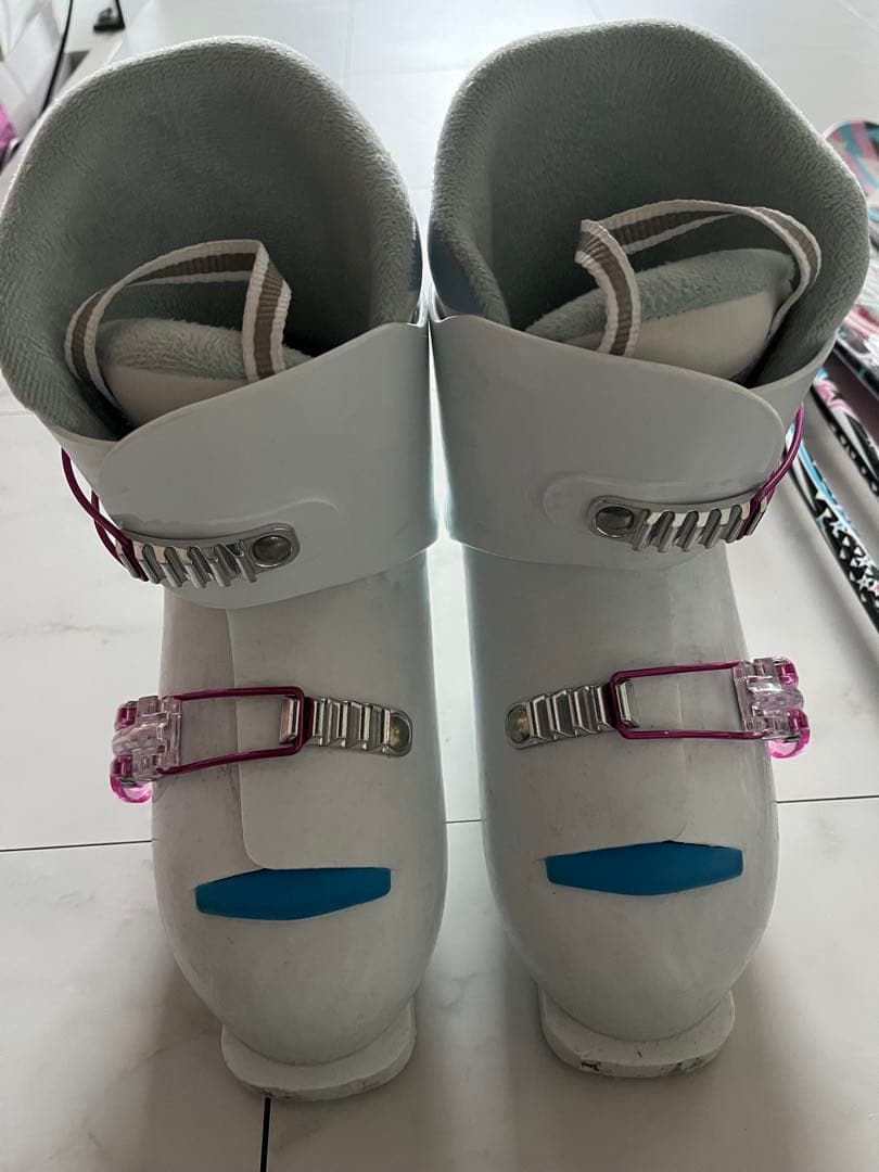 スキー板120 ブーツ22 ストック付き　ジュニア　PURECONCIOUS