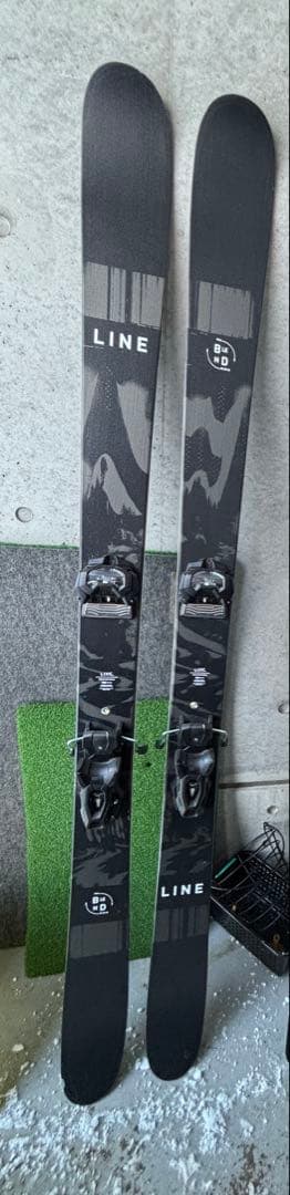 LINE BLEND スキー 板 チロリア バインディング付き