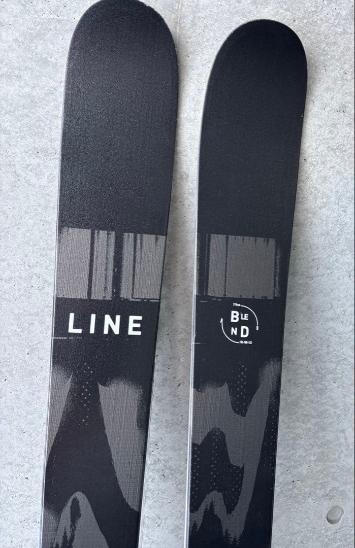 LINE BLEND スキー 板 チロリア バインディング付き