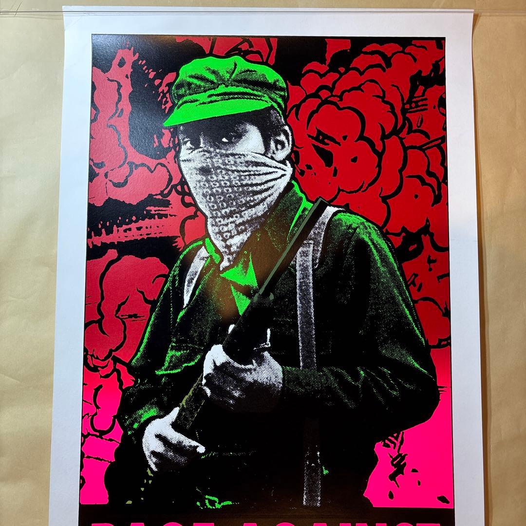 TAZ RAGE AGAINST THE MACHINEシルクスクリーンポスター