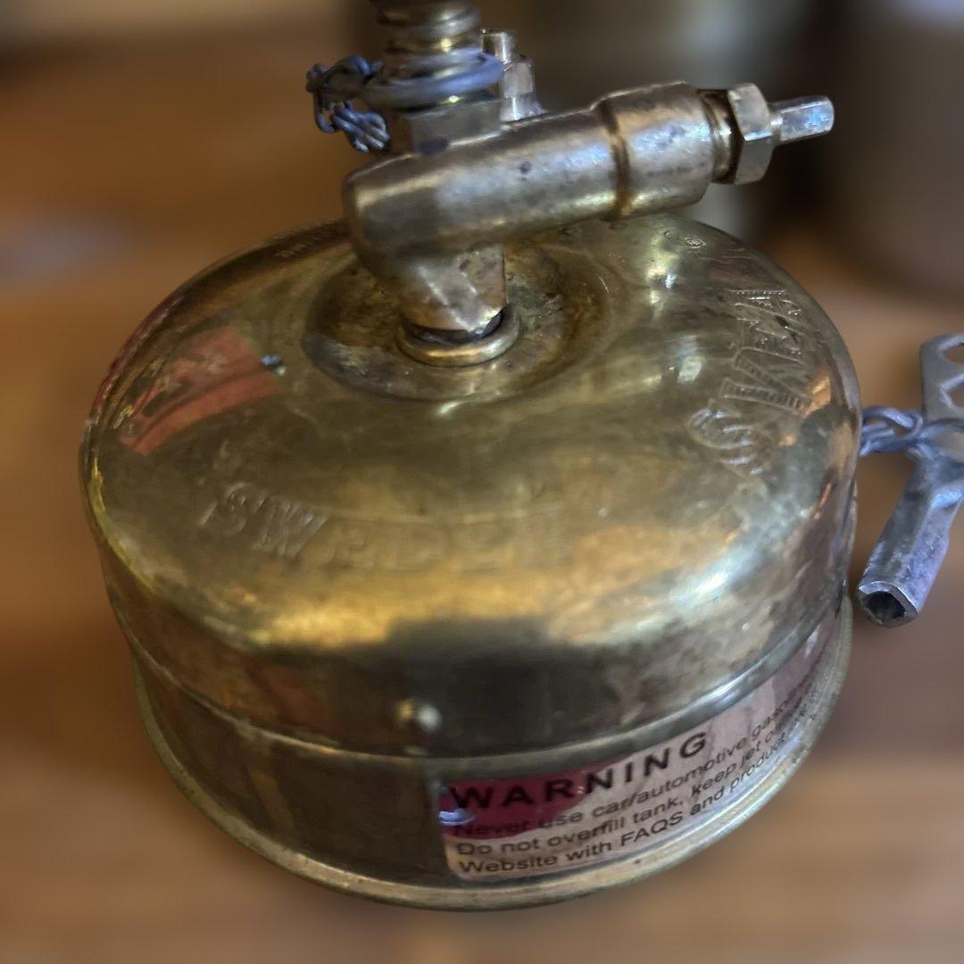 スウェーデン製　OPTIMUS（オプティマス）　真鍮ストーブ　スベア123