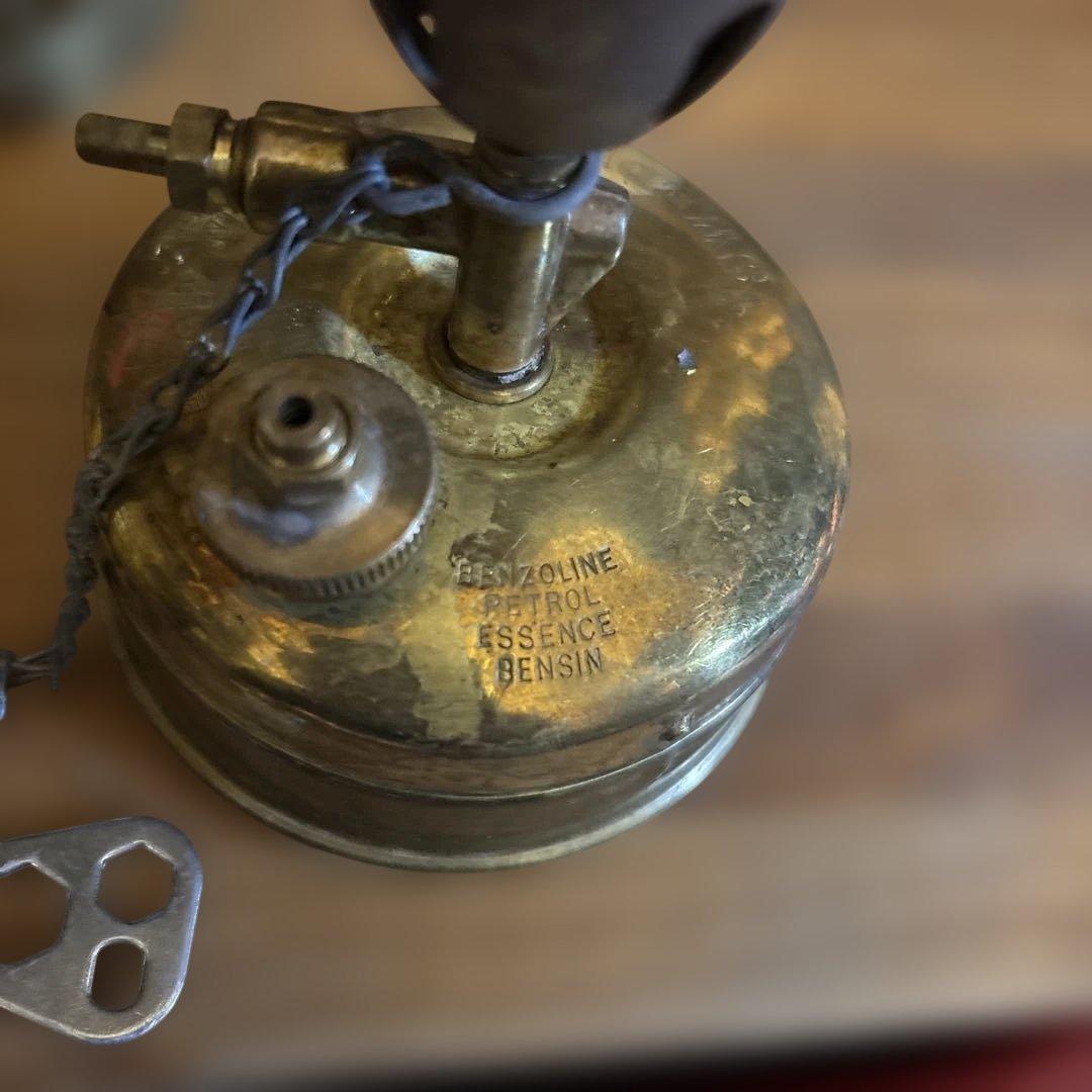 スウェーデン製　OPTIMUS（オプティマス）　真鍮ストーブ　スベア123