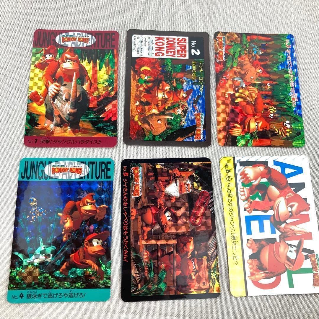 フルコンプ スーパードンキーコング カードダス パート1 全42種 箱出し品