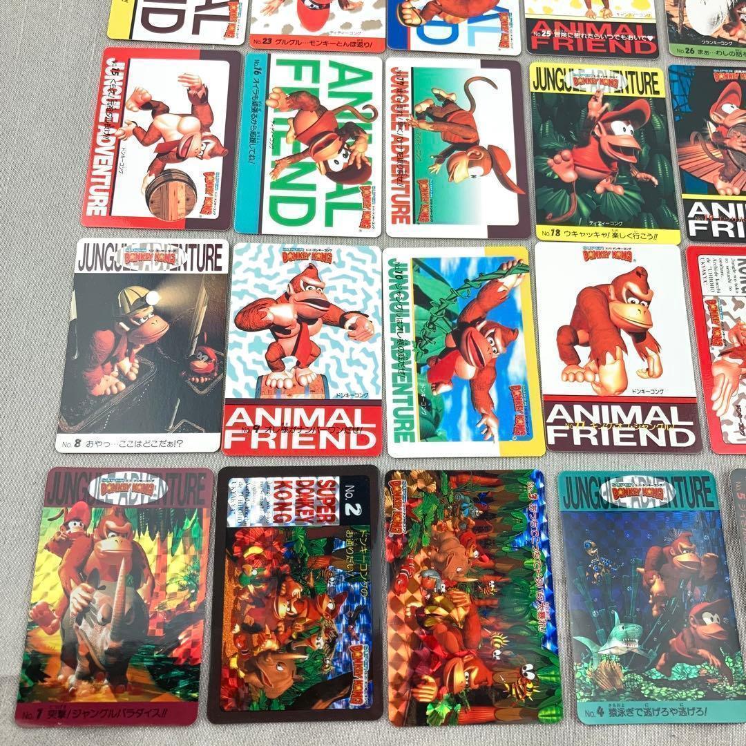 フルコンプ スーパードンキーコング カードダス パート1 全42種 箱出し品