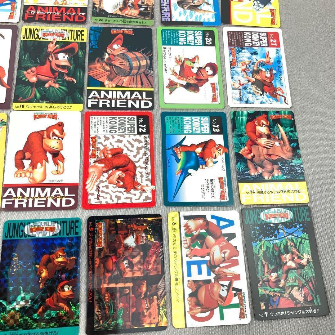フルコンプ スーパードンキーコング カードダス パート1 全42種 箱出し品
