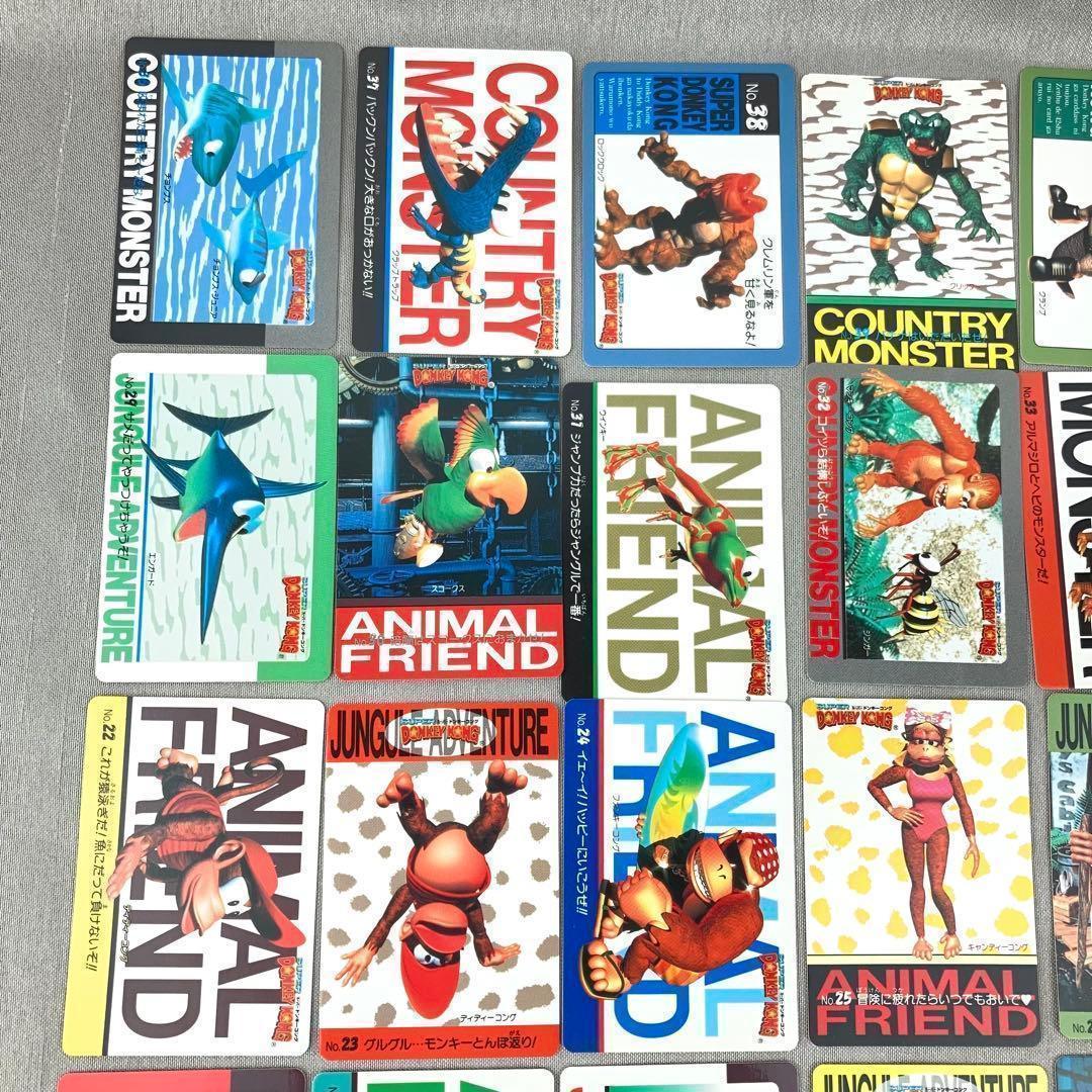 フルコンプ スーパードンキーコング カードダス パート1 全42種 箱出し品