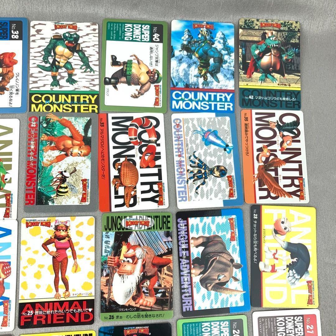 フルコンプ スーパードンキーコング カードダス パート1 全42種 箱出し品