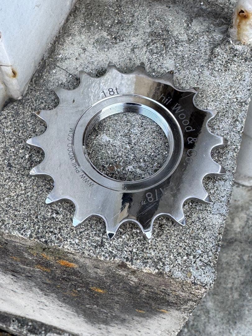 パーツ PHILWOOD TRACK COG 1/8 18t