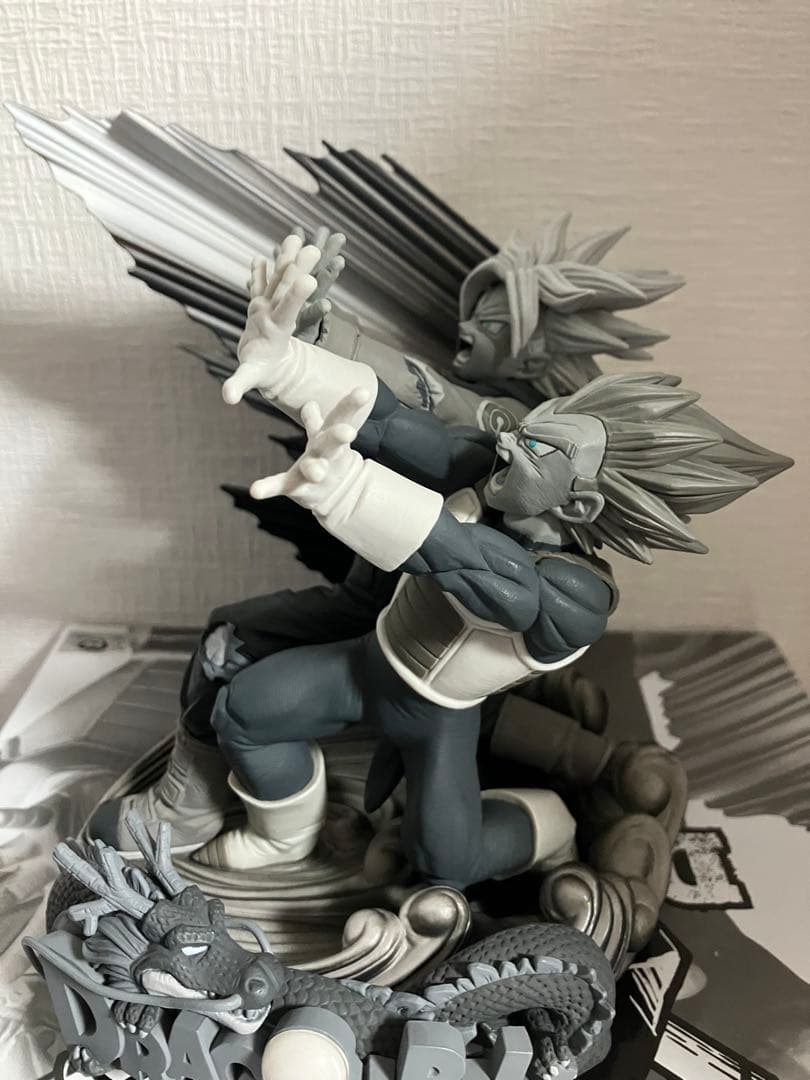 SMSDⅡ ベジータ トランクス D賞 04 トーン彩色 フィギュア モノクロ