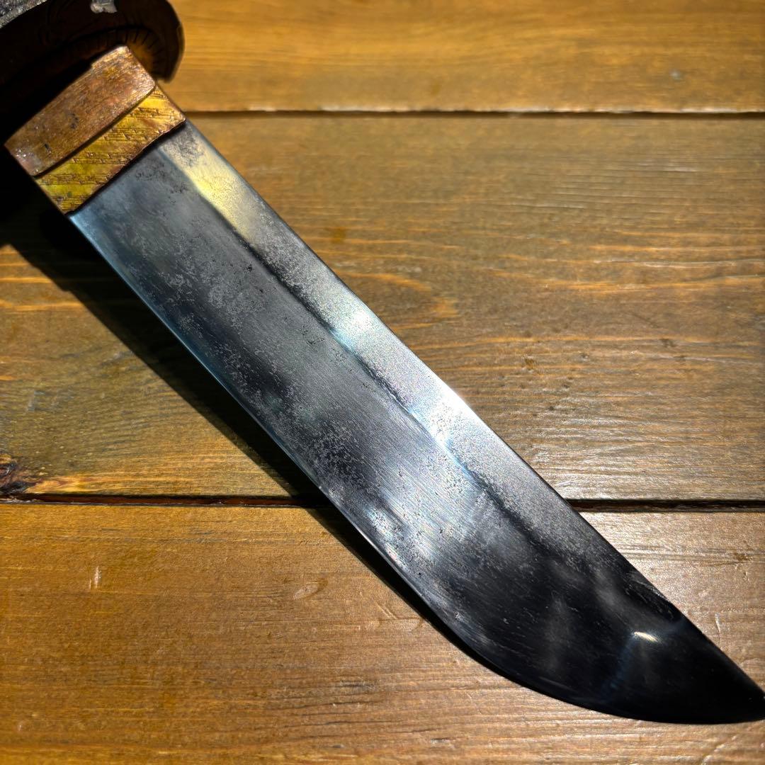 日本刀残欠クラフトナイフNo.73 三条小鍛冶宗近 拵 裏銘あり