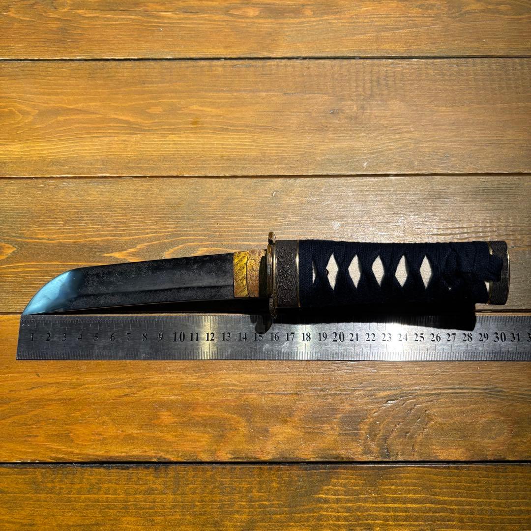 日本刀残欠クラフトナイフNo.73 三条小鍛冶宗近 拵 裏銘あり