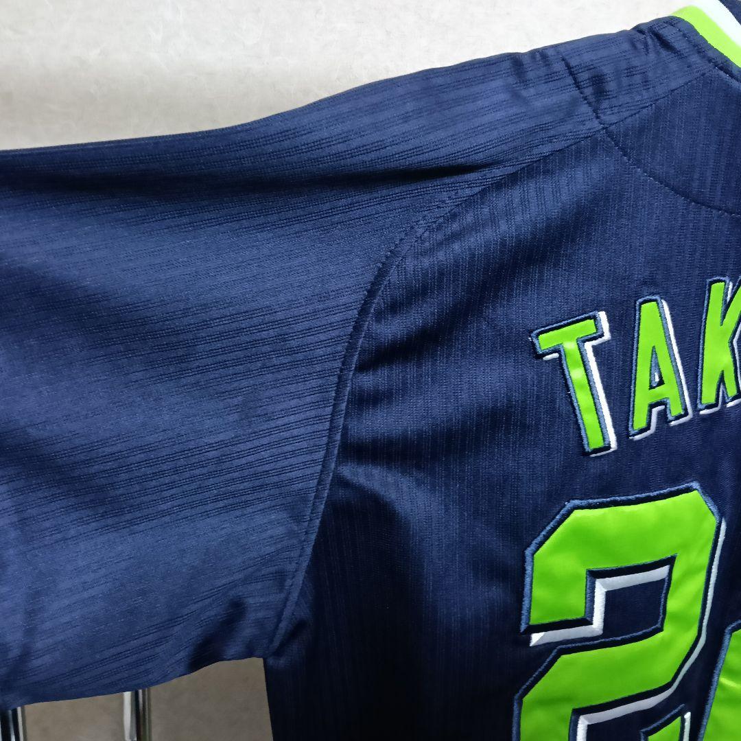 マジェスティック製 高津臣吾監督 ハイクオリティビジターユニフォーム／M