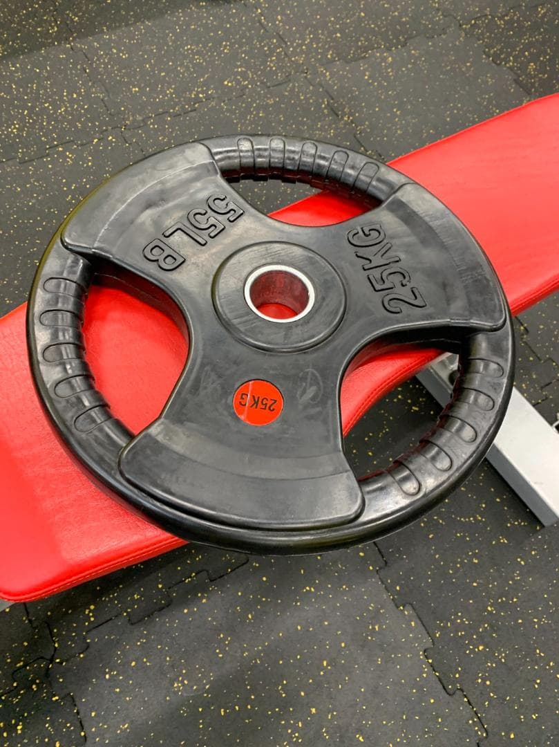 50㎜　ラバープレート　25㎏　8枚　計　200㎏