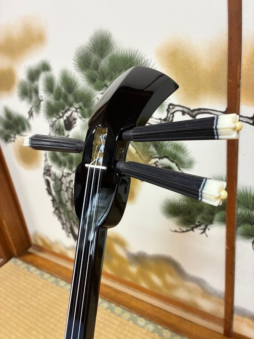 沖縄三線！貴重！知念大工型！本張り【一枚張り】