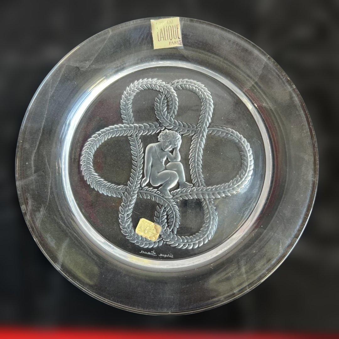 ルネ・ラリック　クリスタルガラス　お皿 2/6