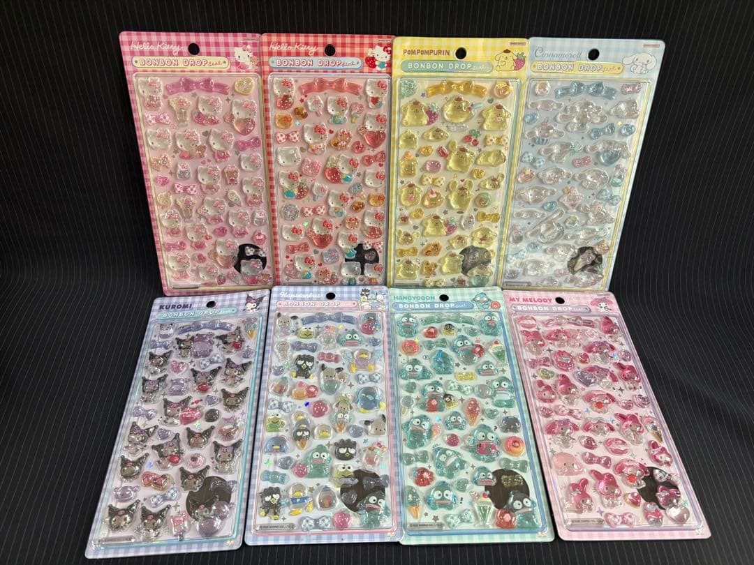 新品ボンボンドロップシール　まとめ売り クーリア サンリオ ちいかわ40枚セット