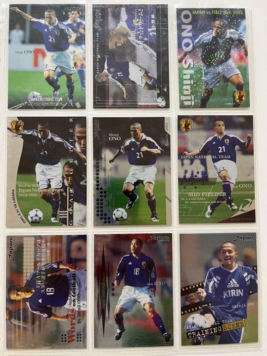 レア！！小野伸二 サッカー 直筆サインカード セット Jリーグ