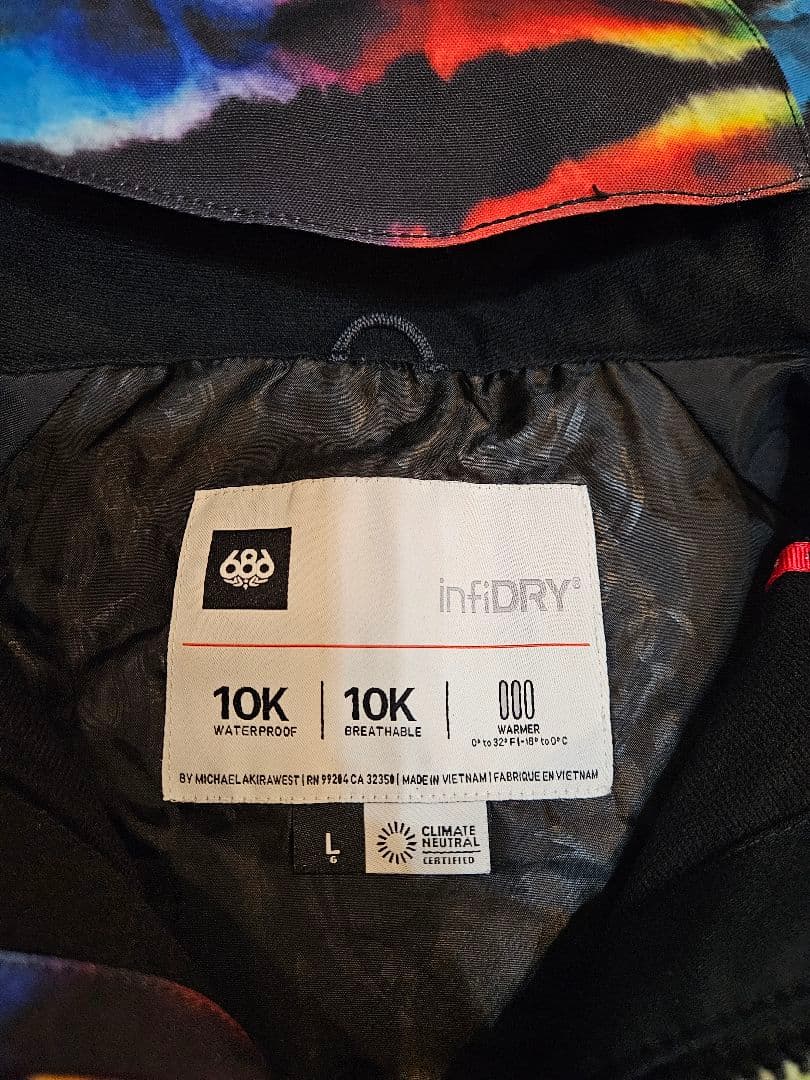 686 シックスエイトシックス　 スノーボードウエア　メンズ　サイズL