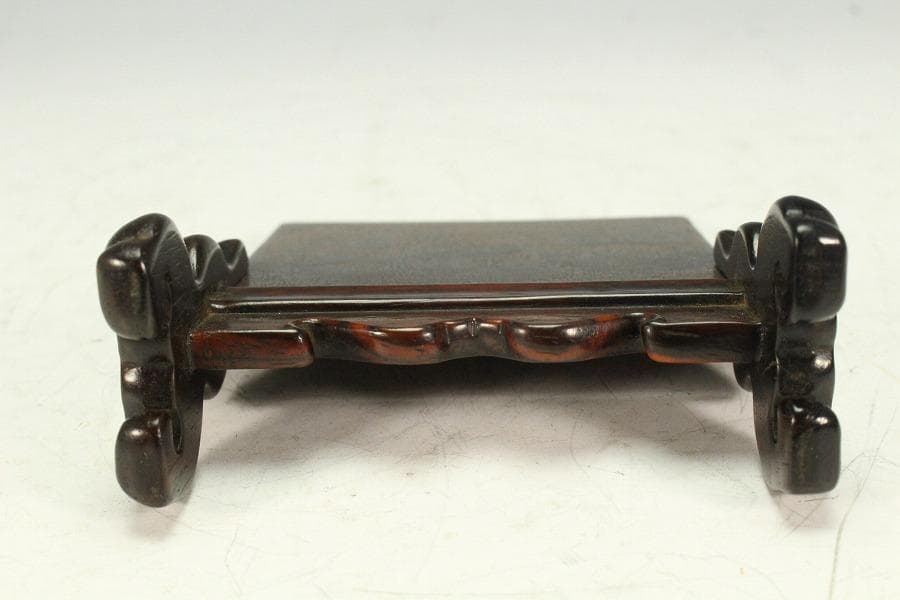 中国美術 葡萄木 硯屏 文房四宝(K-A749)