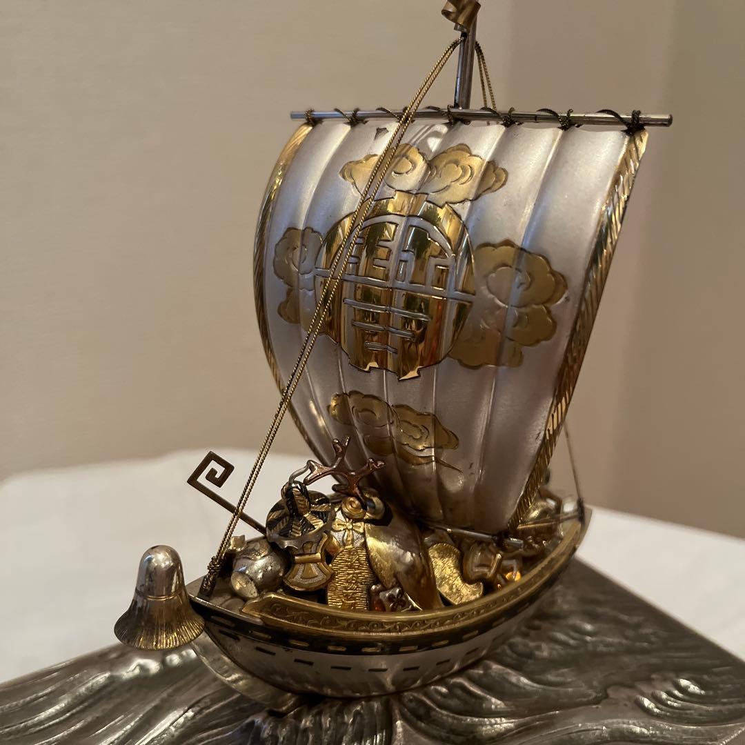 武比古　銀製 宝船 5号(房)