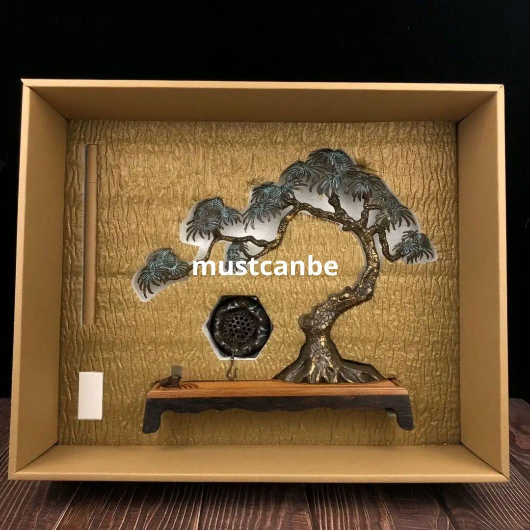 銅器 弔炉 大樹蓮華弔炉 室内薫香炉 香道具 工芸品 置物