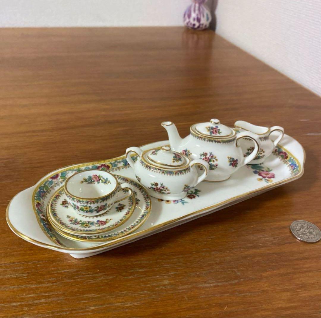 コールポート ミングローズ　ミニチュア　ティーセット