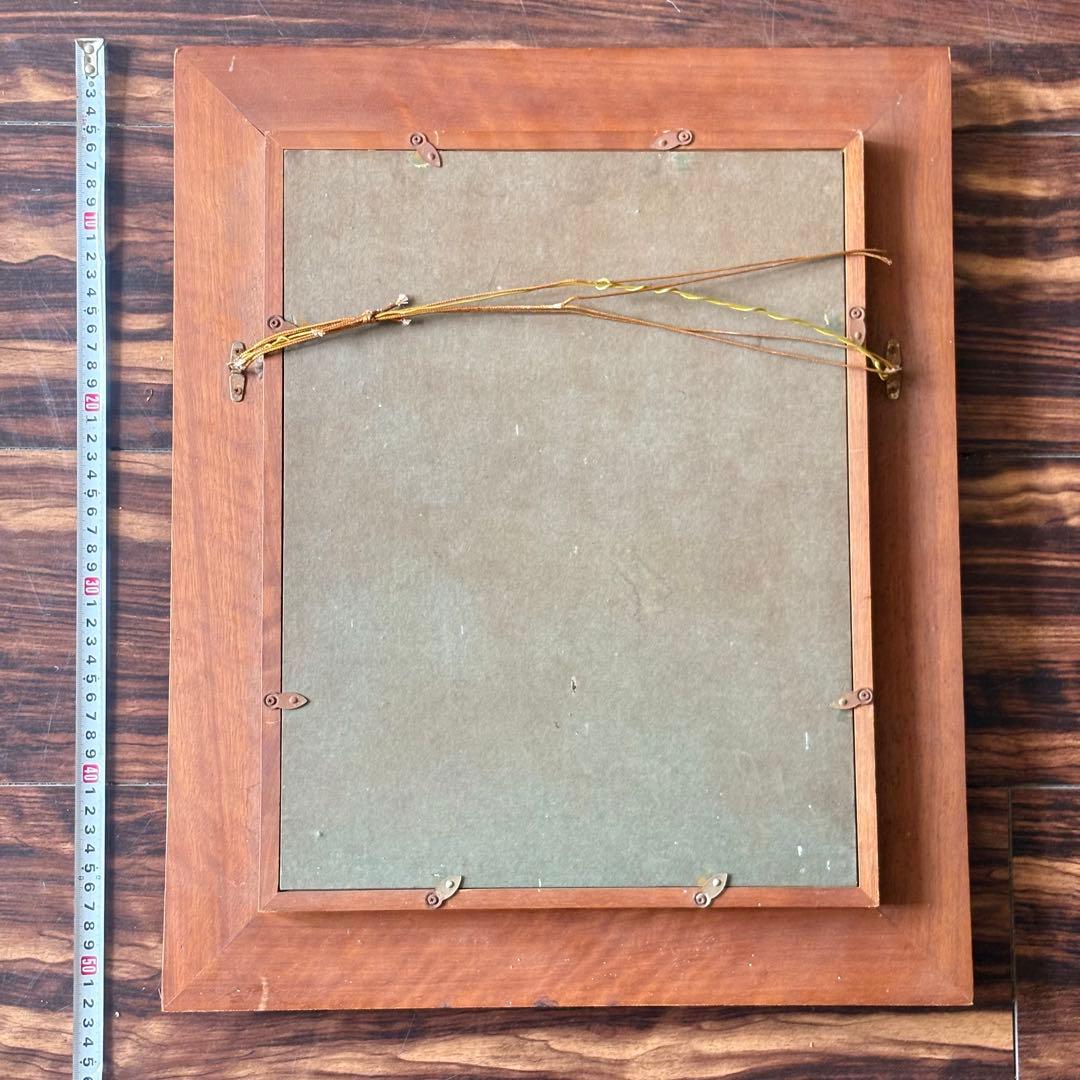 小阪正次「備前とサクランボ」油彩 F4 1979年 額装 油絵 油画 絵画 K