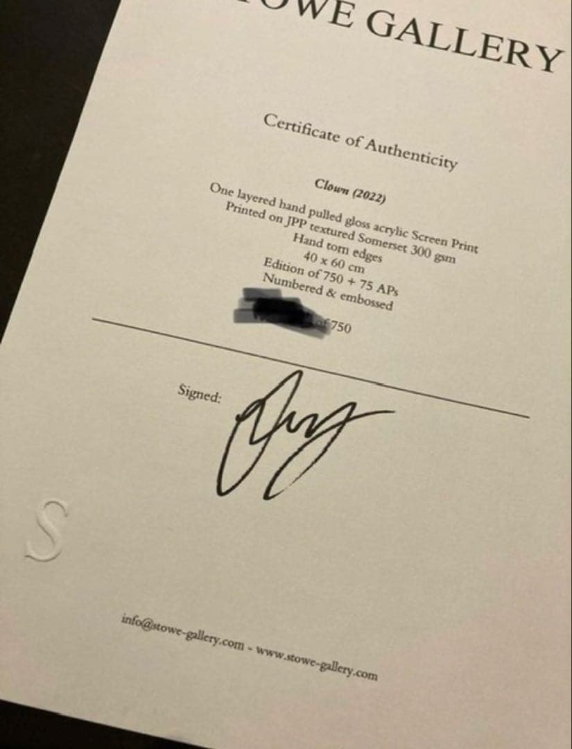 バンクシー ポスター banksy オリジナル Clown KYNE