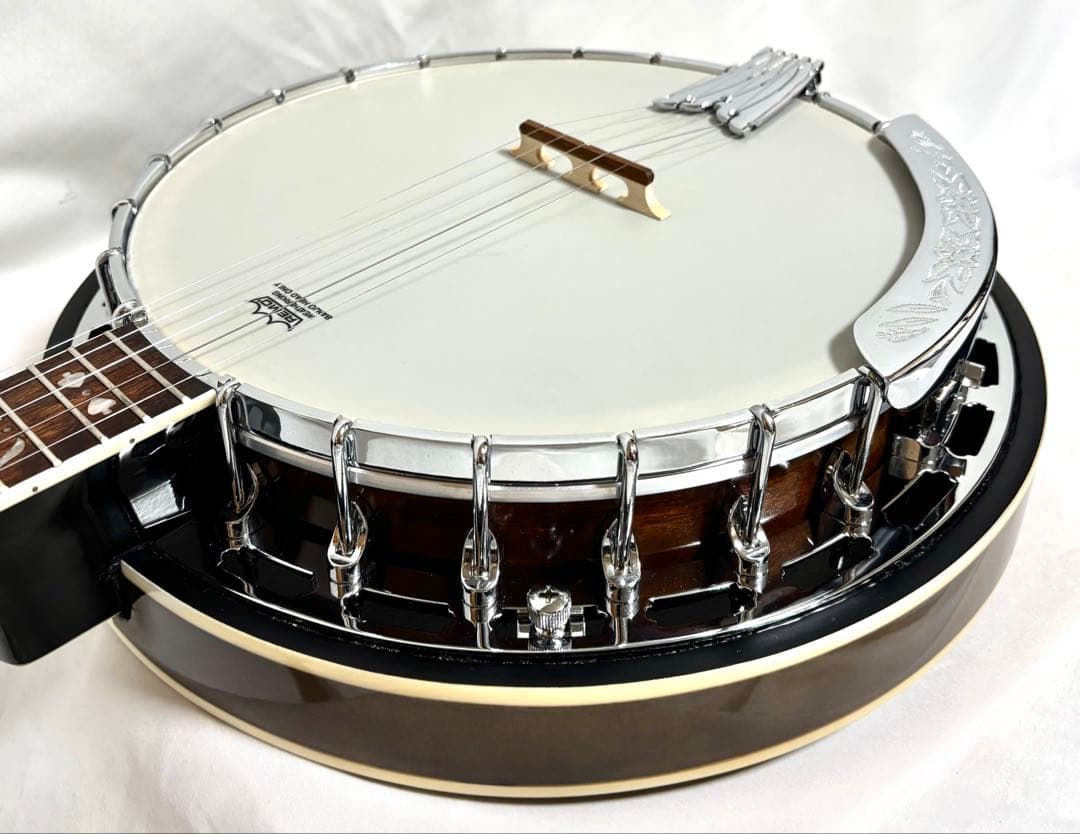 【美品、新品弦張替済】Aria 5弦バンジョー SB-40 ゴトーペグ