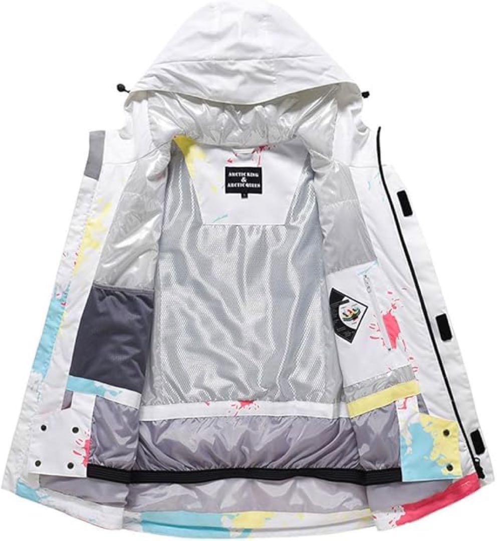 スノーボードウェア レディース 上下セット メンズ 男女 韓国 可愛い 黒