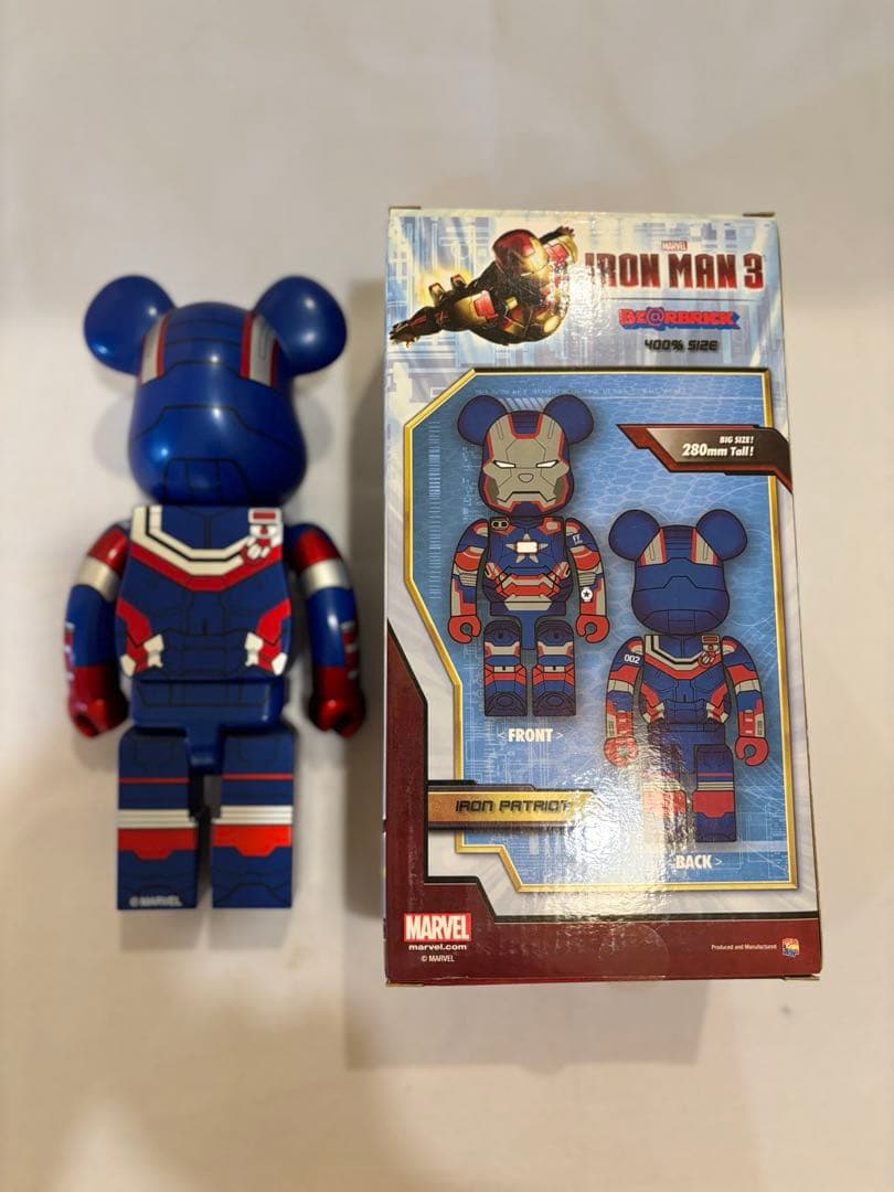 IRON PATRIOT BE@RBRICK 400 %ベアブリックパトリオッ