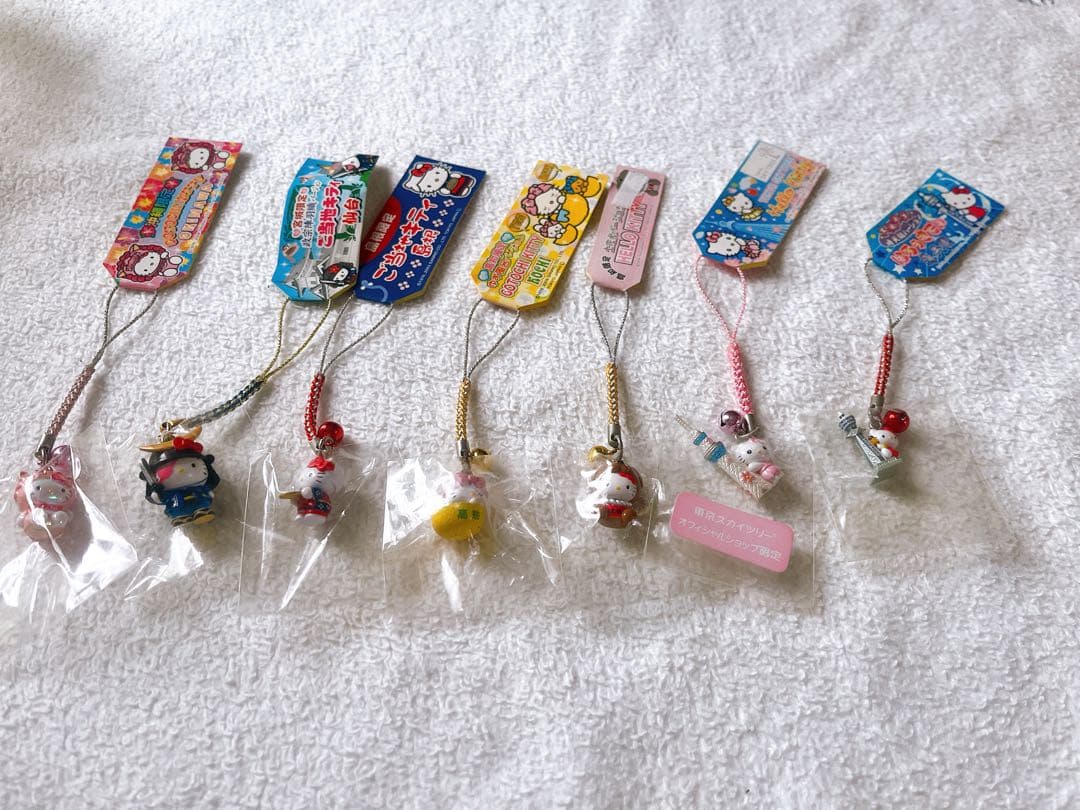 ご当地キティ 7点セット レア 根付