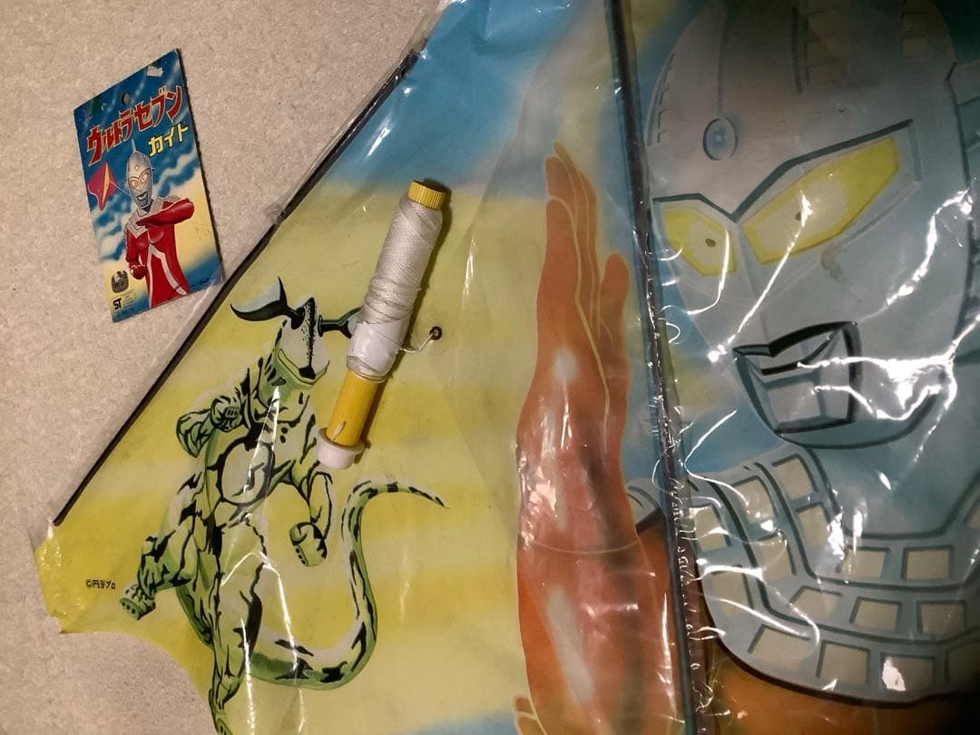 ウルトラセブン　カイト　凧　ジャンク　レア　レトロ