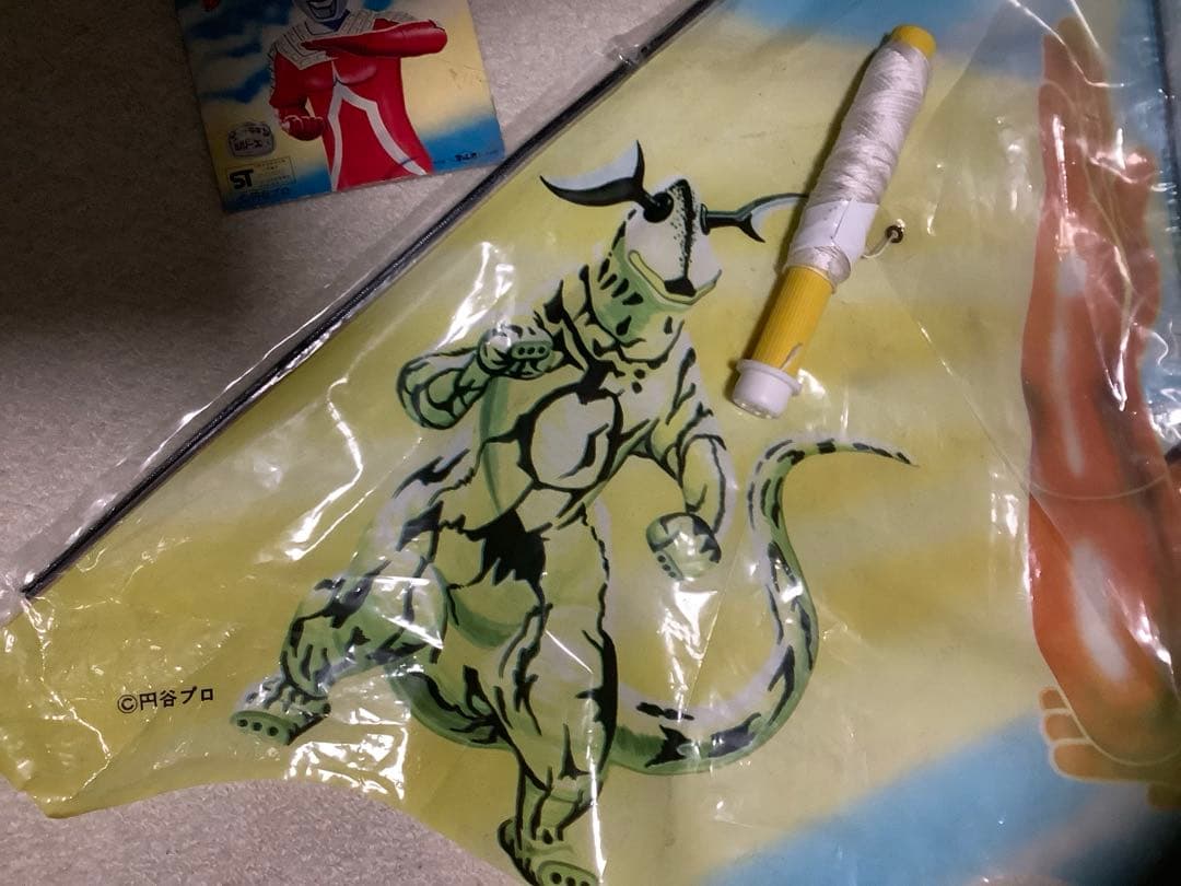 ウルトラセブン　カイト　凧　ジャンク　レア　レトロ