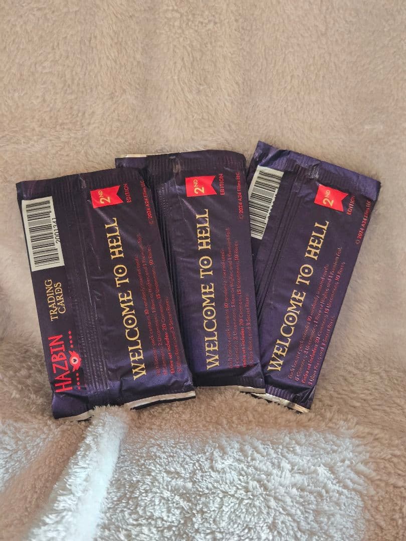 【新品 未開封】ハズビンホテル カード ブースター パック 第2版 3パック