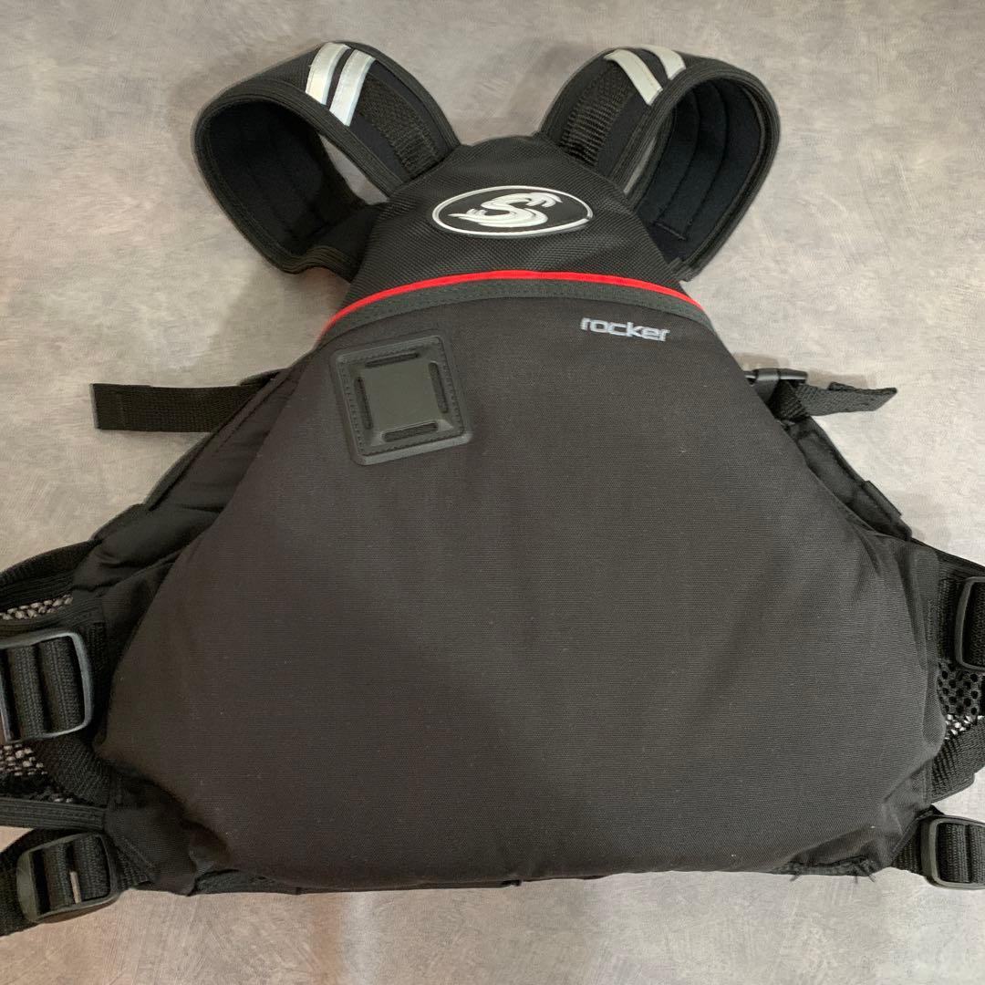 サーフ フィッシング ライフジャケット ブラック