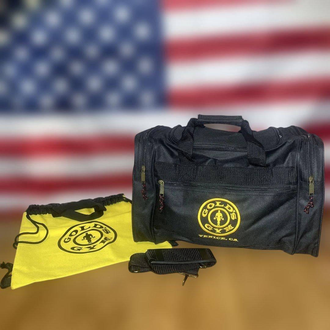 新品未使用　GOLD'S GYM VENICE.CAボストンバッグ　ダッフル 黒