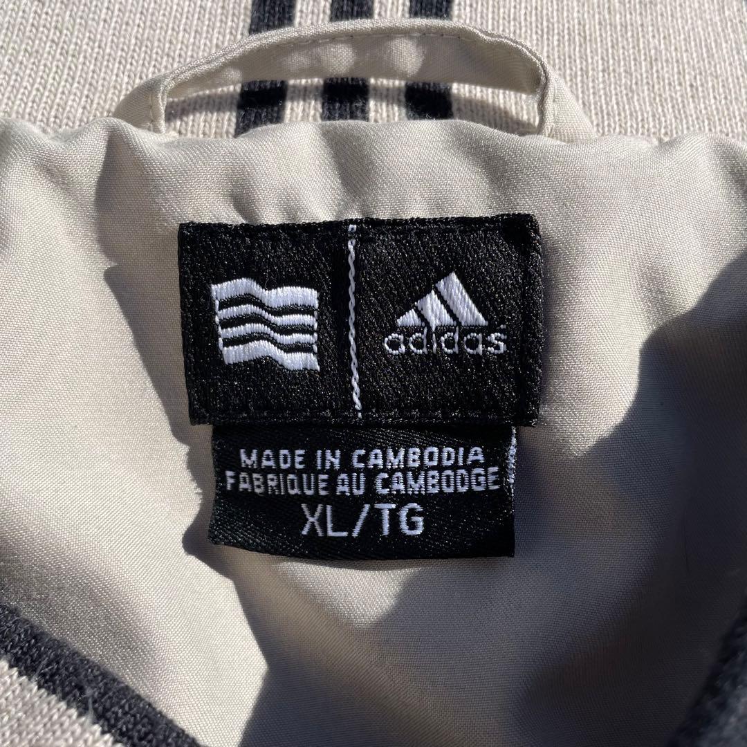00's adidas GOLF 両袖刺繍 ビッグサイズ 古着 プルジャケット