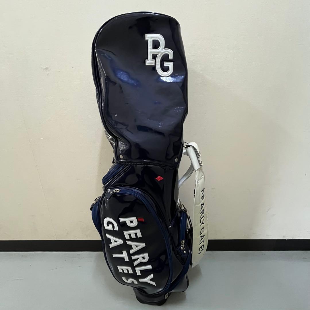 PEARLY GATES キャディバッグ ネイビー
