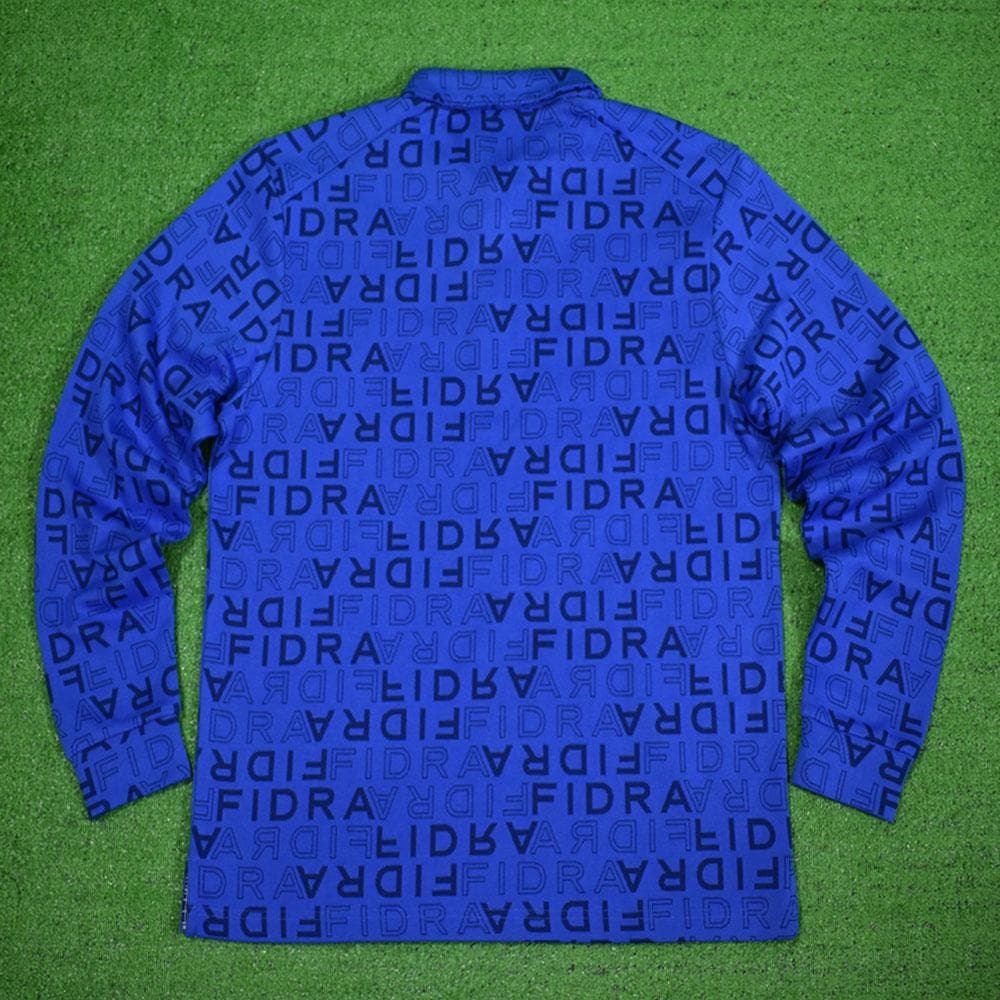 FIDRA/フィドラ ゴルフ 長袖ポロシャツ【ブルー/XL】新品！