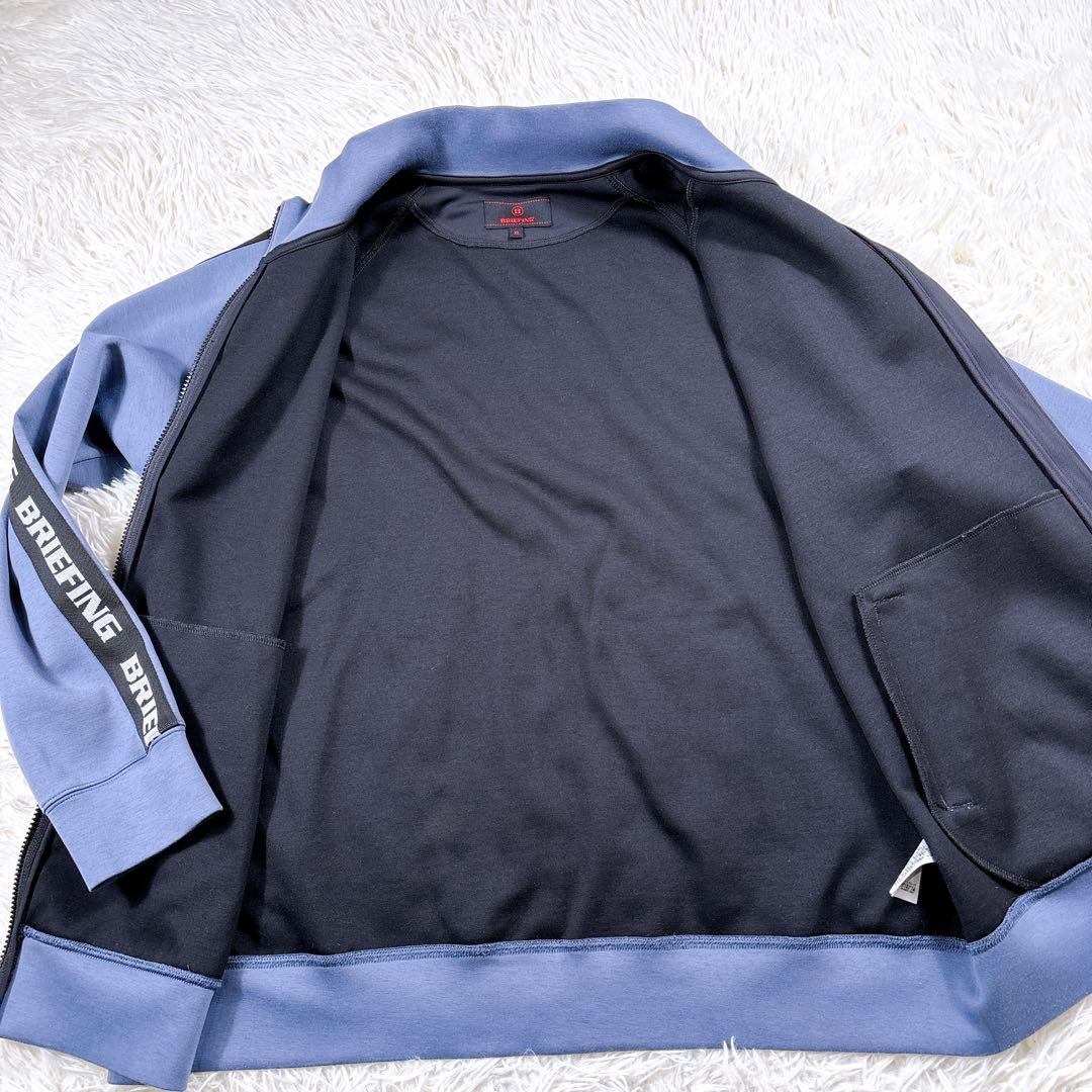 【希少⭐️美品⭐️サイズXL】ブリーフィングゴルフ　ブルゾン　ジャケット　サイドロゴ