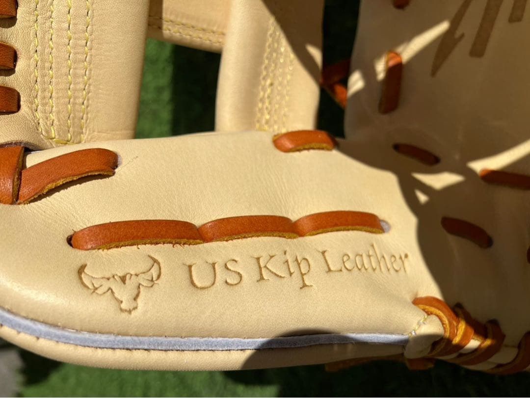 おれんじうさぎ 新品未使用　ミズノプロ　硬式　USキップレザー　内野