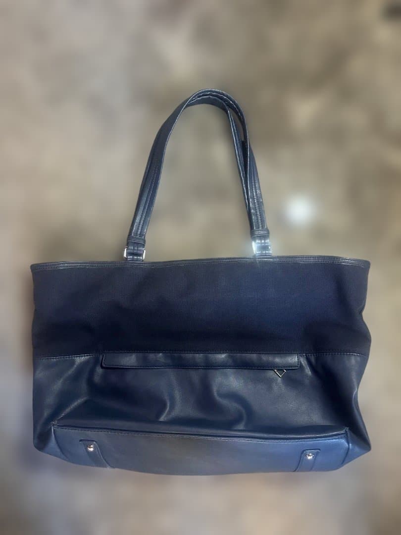 MASTER BUNNY EDITON 黒のキャンバスバッグ