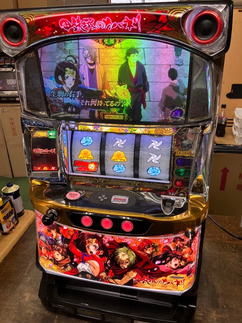 Ｓ パチスロ甲鉄城のカバネリ ＺＲ 全員集合パネル パチスロ　実機 サミー◆