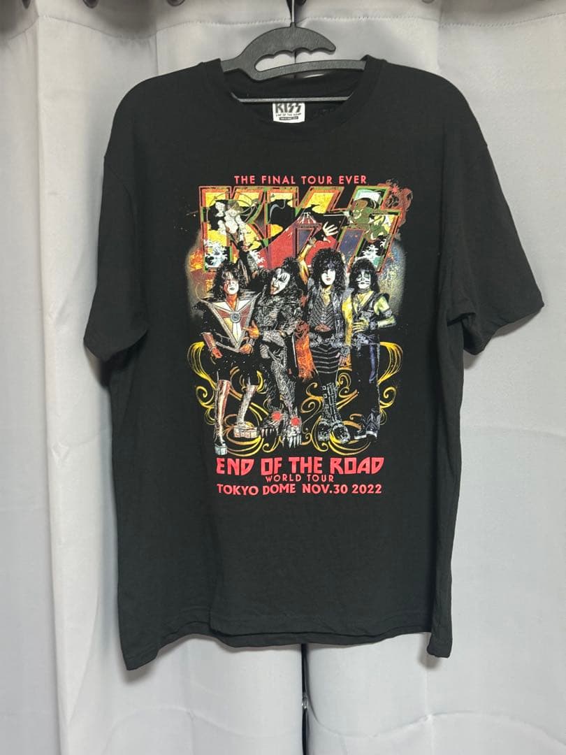 KISS 日本最終公演 東京ドーム 2022 Tシャツ L フロント大判 限定