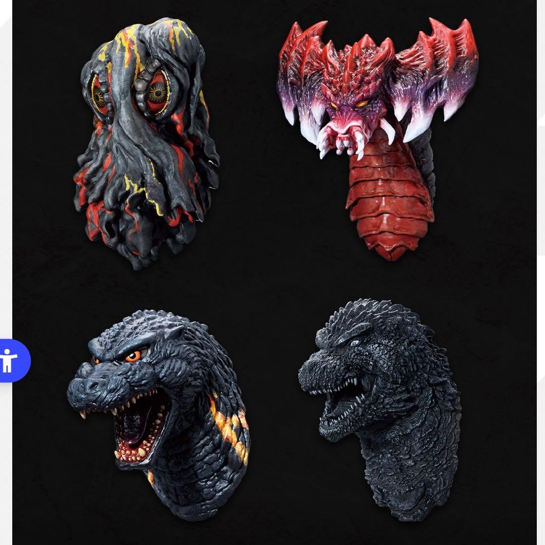 一番くじ ゴジラ 怪獣乱舞〜荒ぶるモノ〜 ラストワン賞、A賞B賞　E賞4種セット