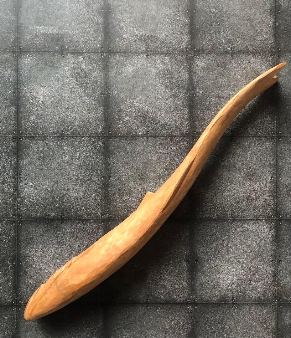 魚　木彫り　置物