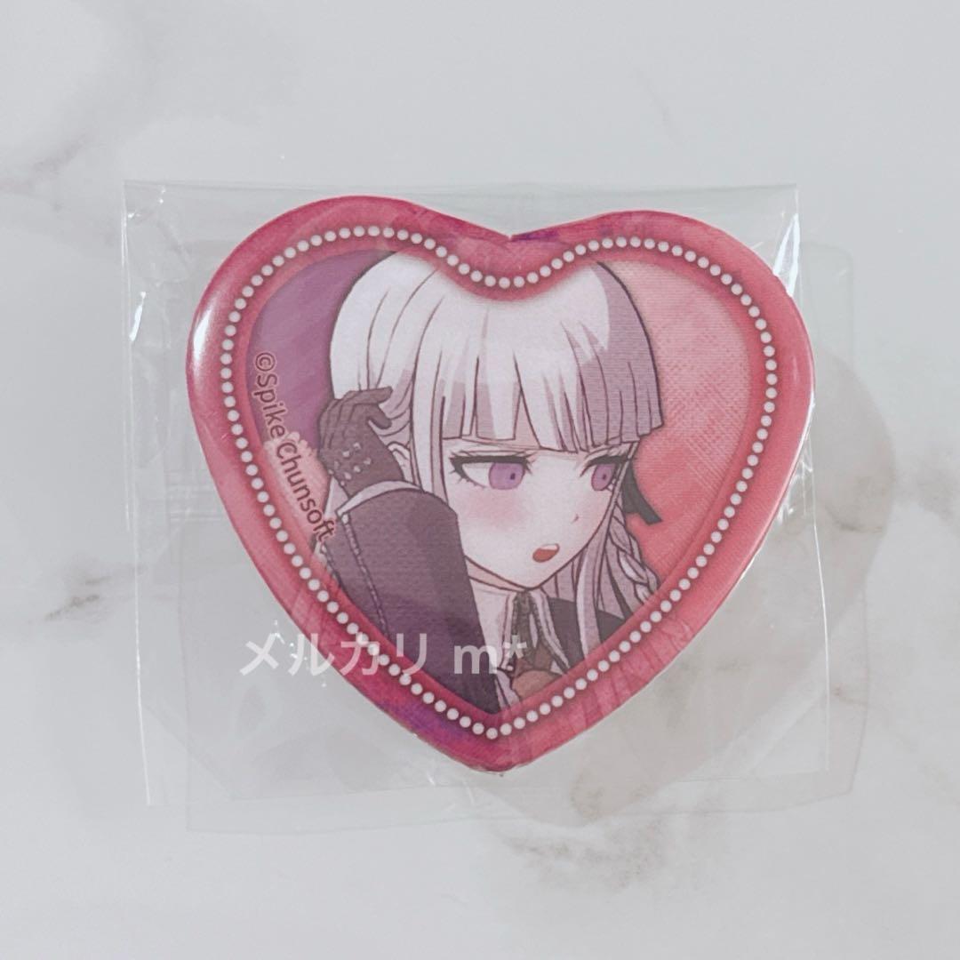 ダンガンロンパ テレ顔 照れ顔 ハート缶 缶バッジ 霧切 響子