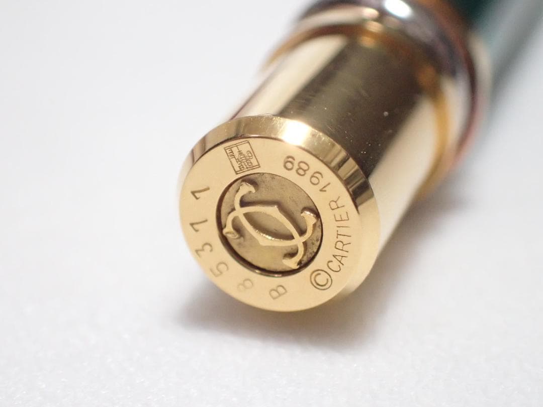Cartier カルティエ ボールペン トリニティ マーブル 筆記可 付属品有